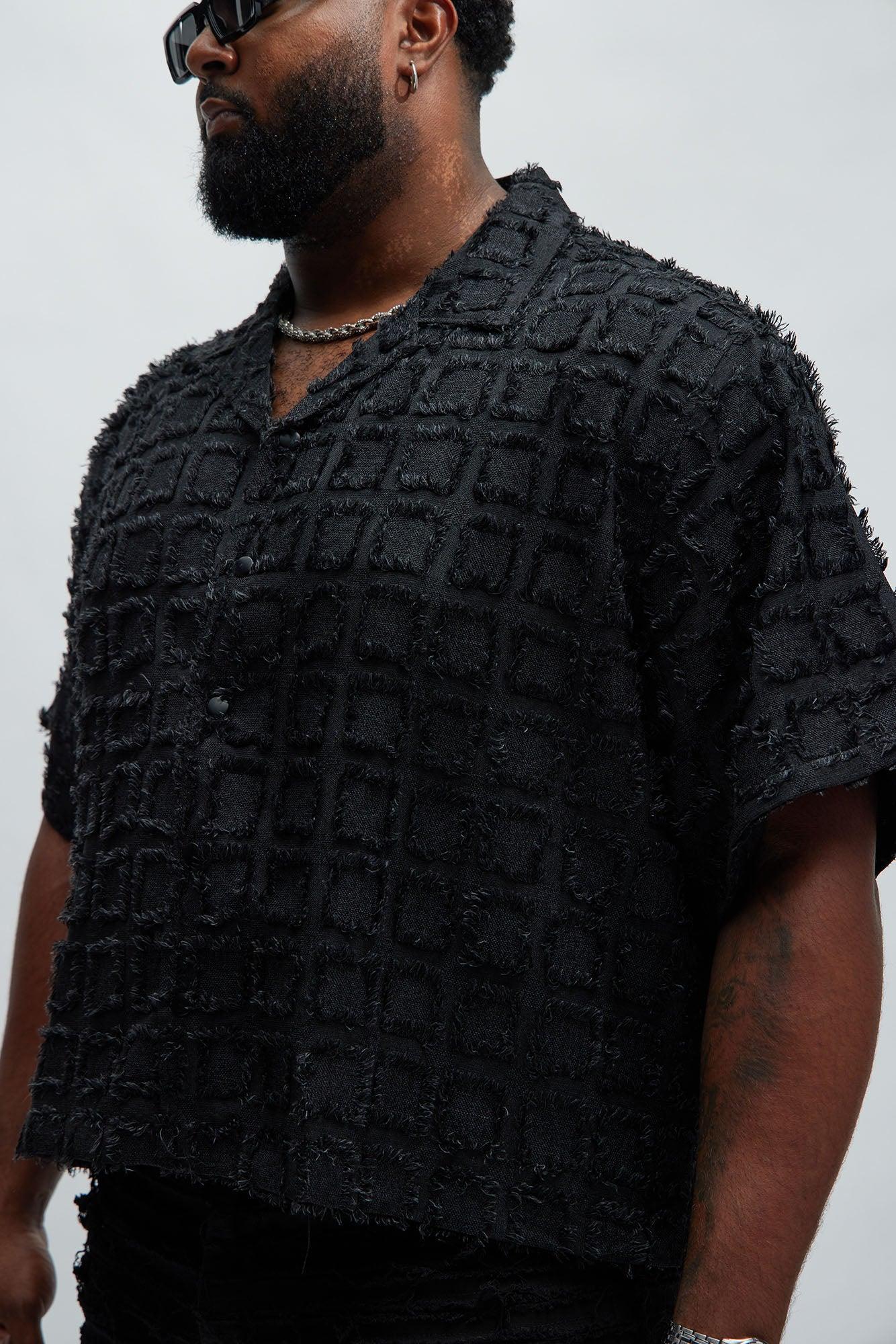Window Shopping Boxy Shirt - Black Product Image