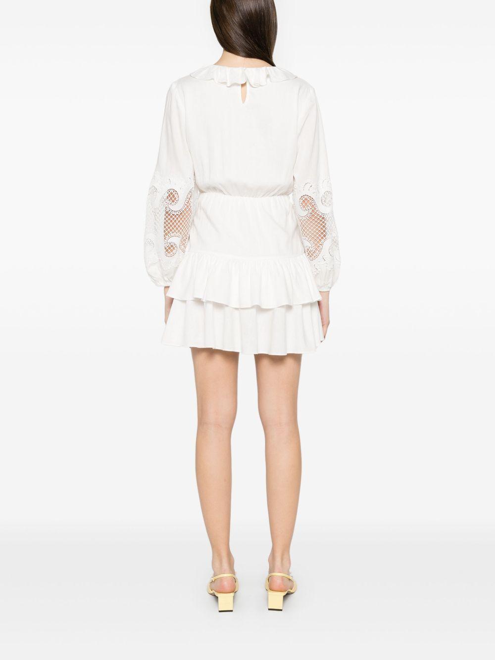ruffle-detailing mini dress Product Image