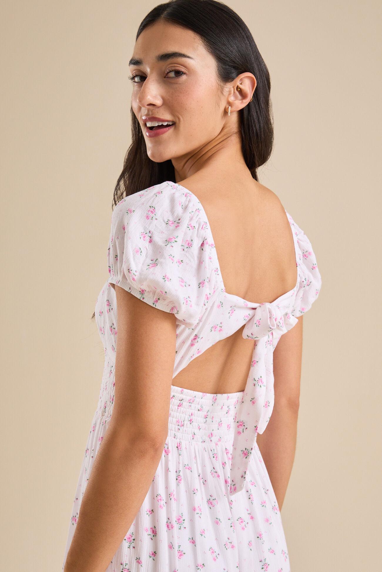 Teagan Floral Midi Dress Product Image