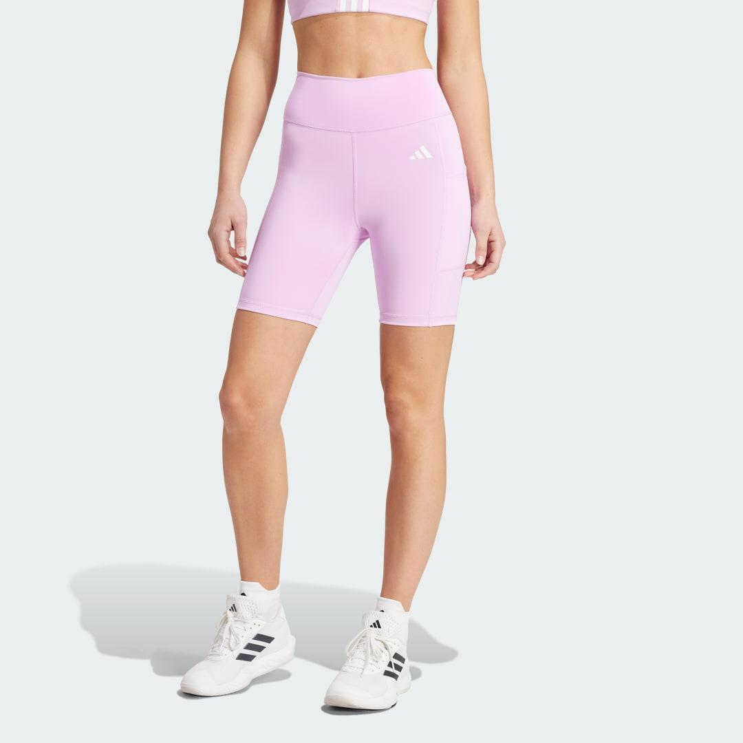 adidas Optime 7-Inch Leggings Core Black M Womens Product Image