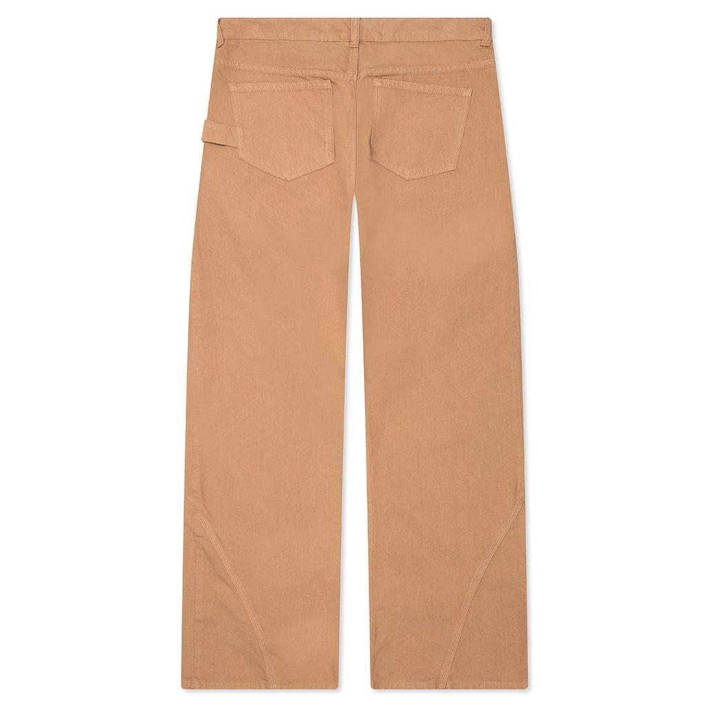 Twisted Workwear Trousers - Flax Male Product Image