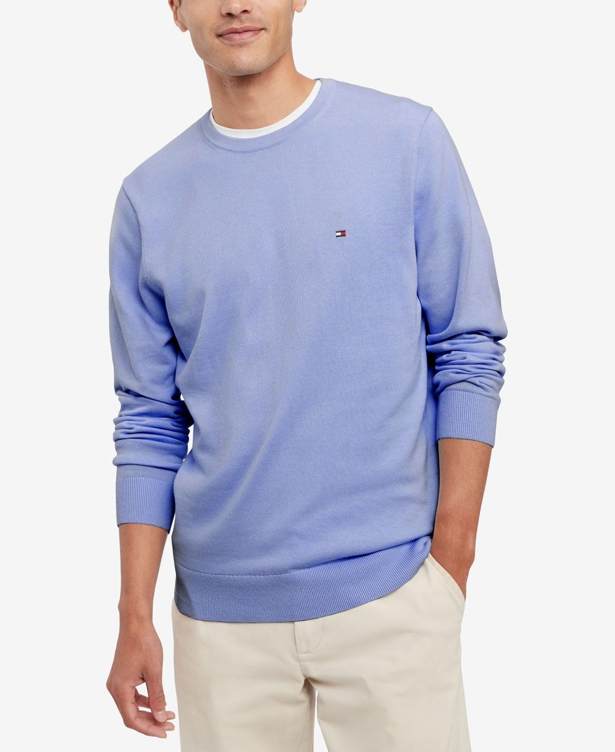Tommy Hilfiger Mens Essential Solid Crew Neck Sweater Product Image