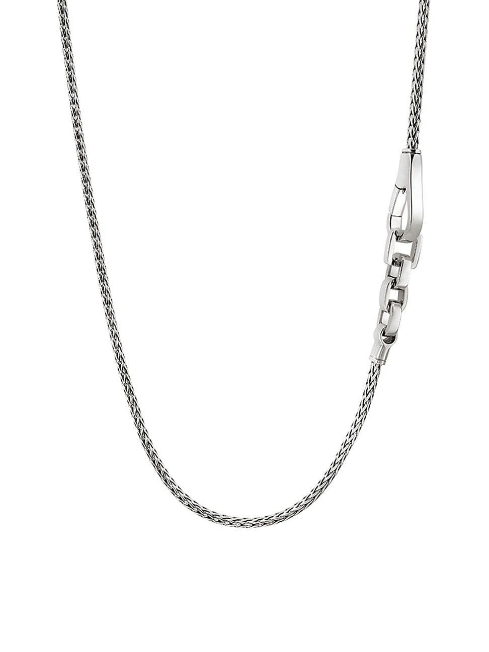 John Hardy Men's Slim Chain Necklace in Silver at Nordstrom, Size 24 Product Image