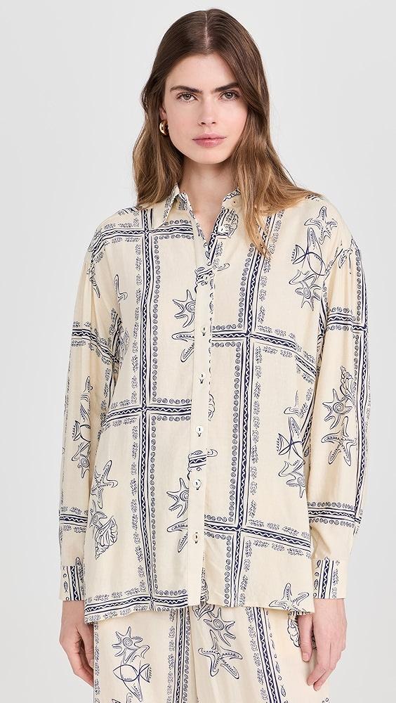 Dress To Shirt In Nautical Print | Shopbop Product Image