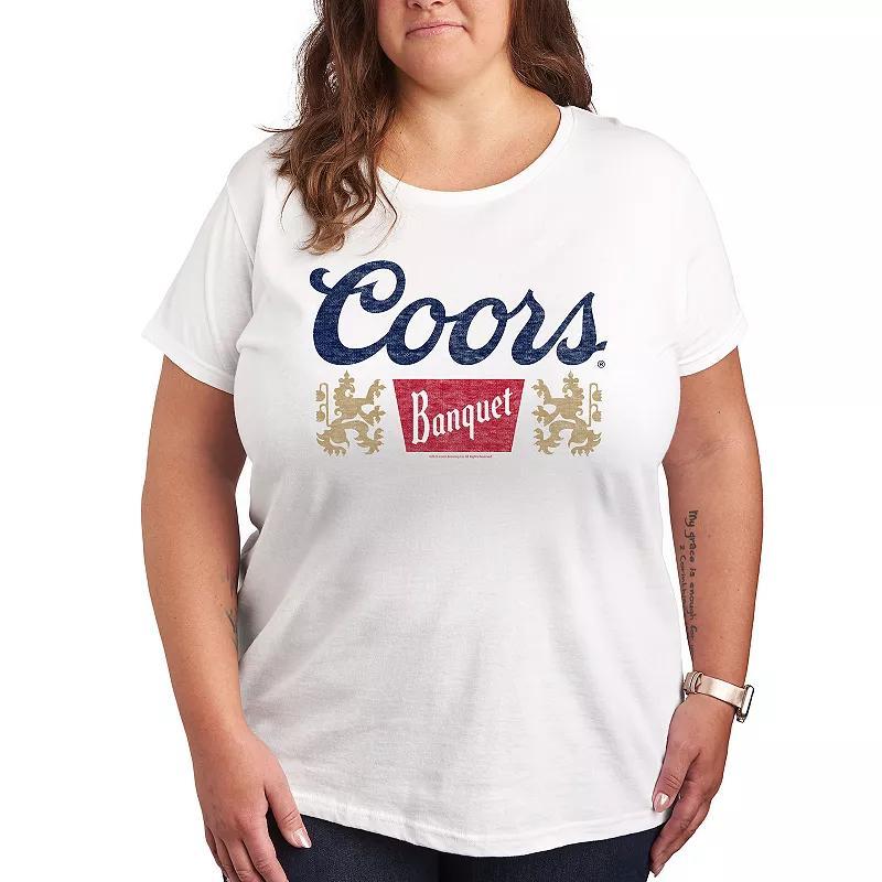 Plus Coors Banquet Three Color Logo Graphic Tee, Womens Product Image