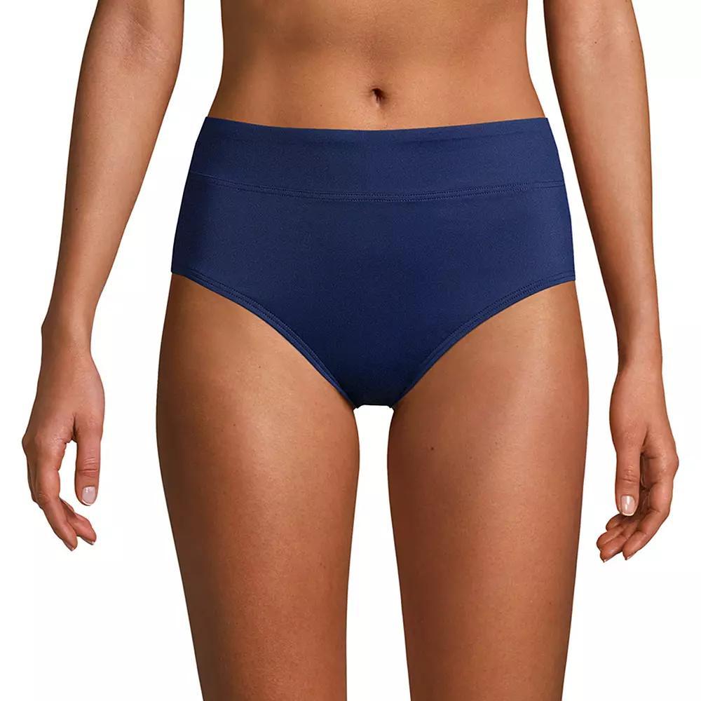 Women's Lands' End UPF 50 Swim Briefs, Size: 16, Turquoise Product Image