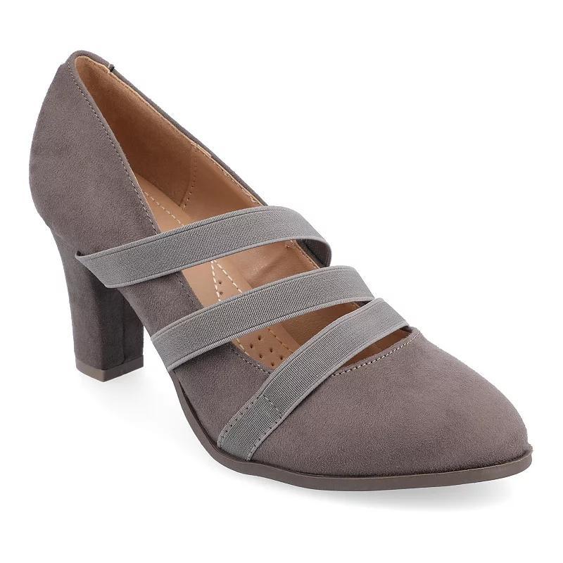 Journee Loren Womens High Heels Blue Product Image