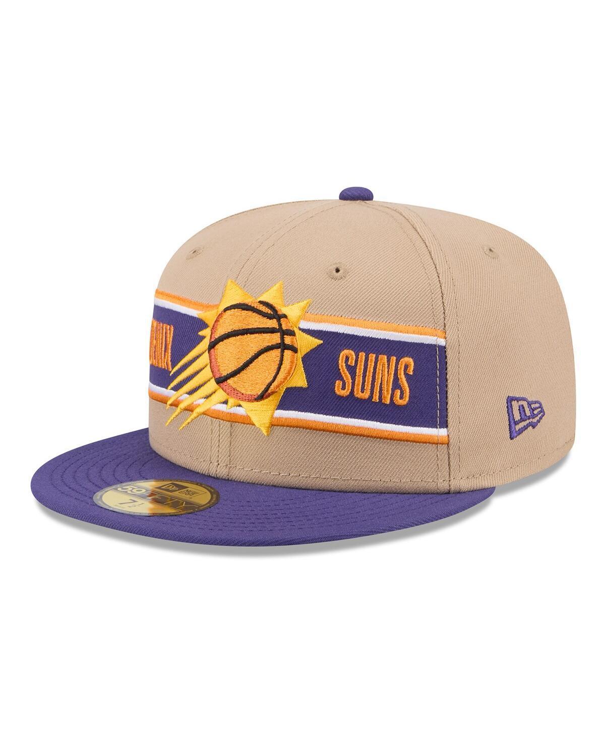 Men's New Era Tan/Purple Phoenix Suns 2024 NBA Draft 59FIFTY Fitted Hat, Size: 7 7/8, Phx Team Product Image