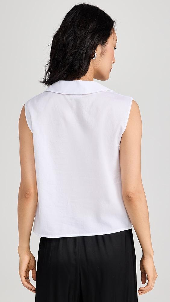 Leset Yoko Collared Button Tank | Shopbop Product Image