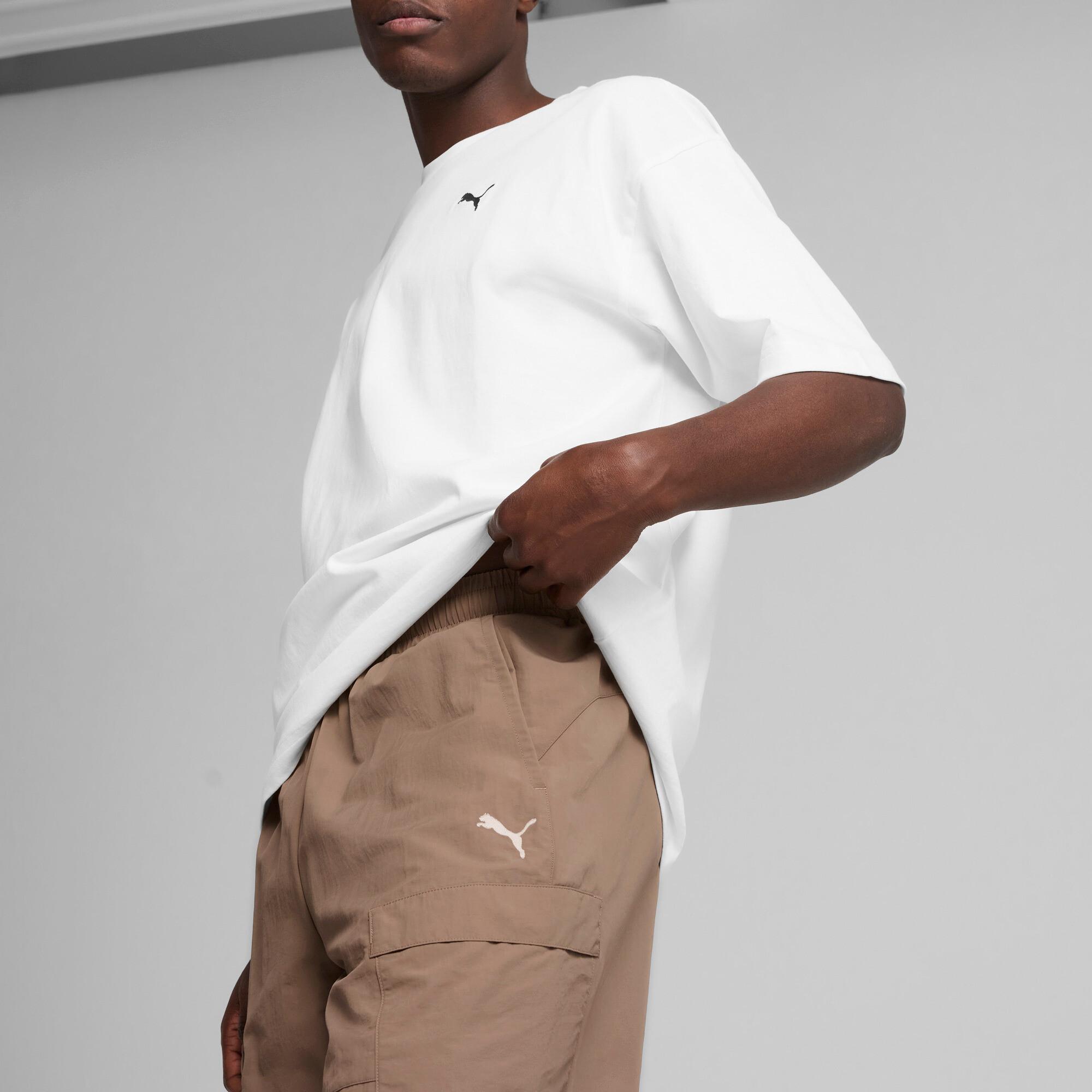 PUMA WARDROBE ESSENTIALS Mens Relaxed Cargo Pants Product Image