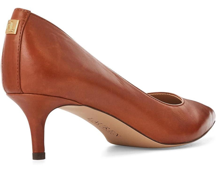 Adrienne Crocodile-Embossed Leather Pumps Product Image