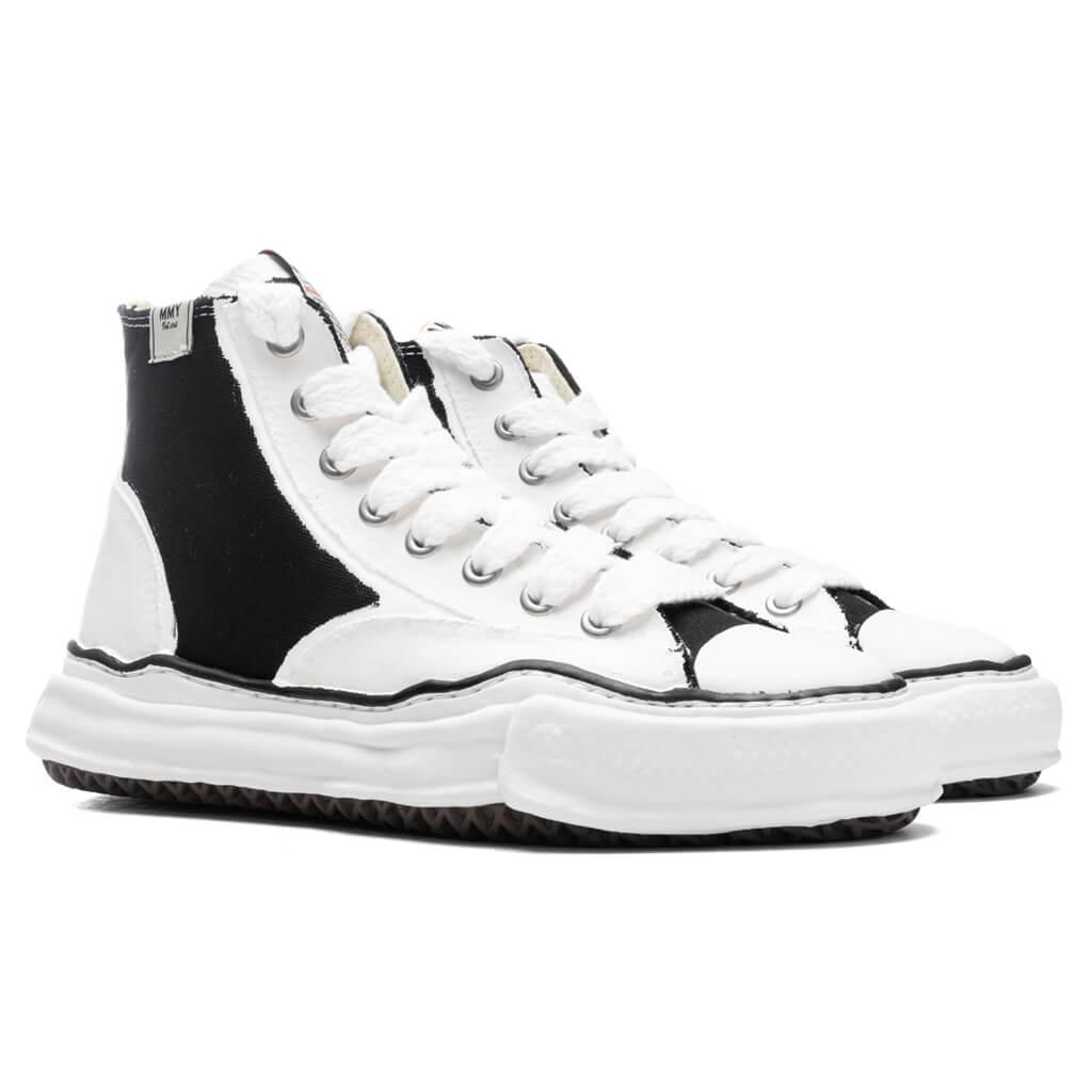 Peterson High OG Sole Rubber Painted Canvas Sneaker - Black/White Male Product Image