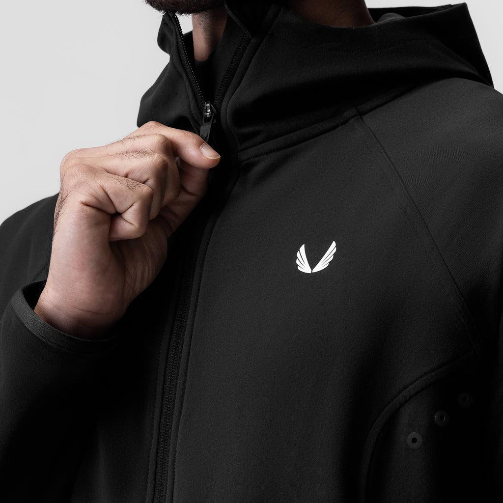 0943. Performance Fleece Zip Hoodie - Space Grey Product Image