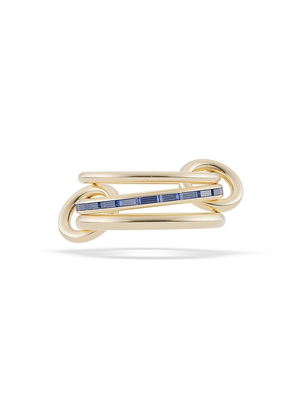 Womens Pyrus 18K Yellow Gold & Gemstone Triple-Band Ring Product Image