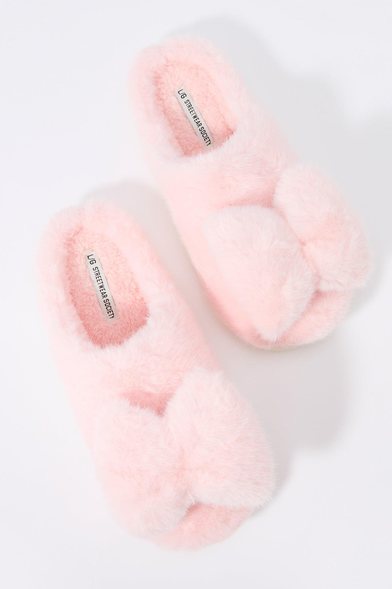 Plush Bow Slipper Female Product Image