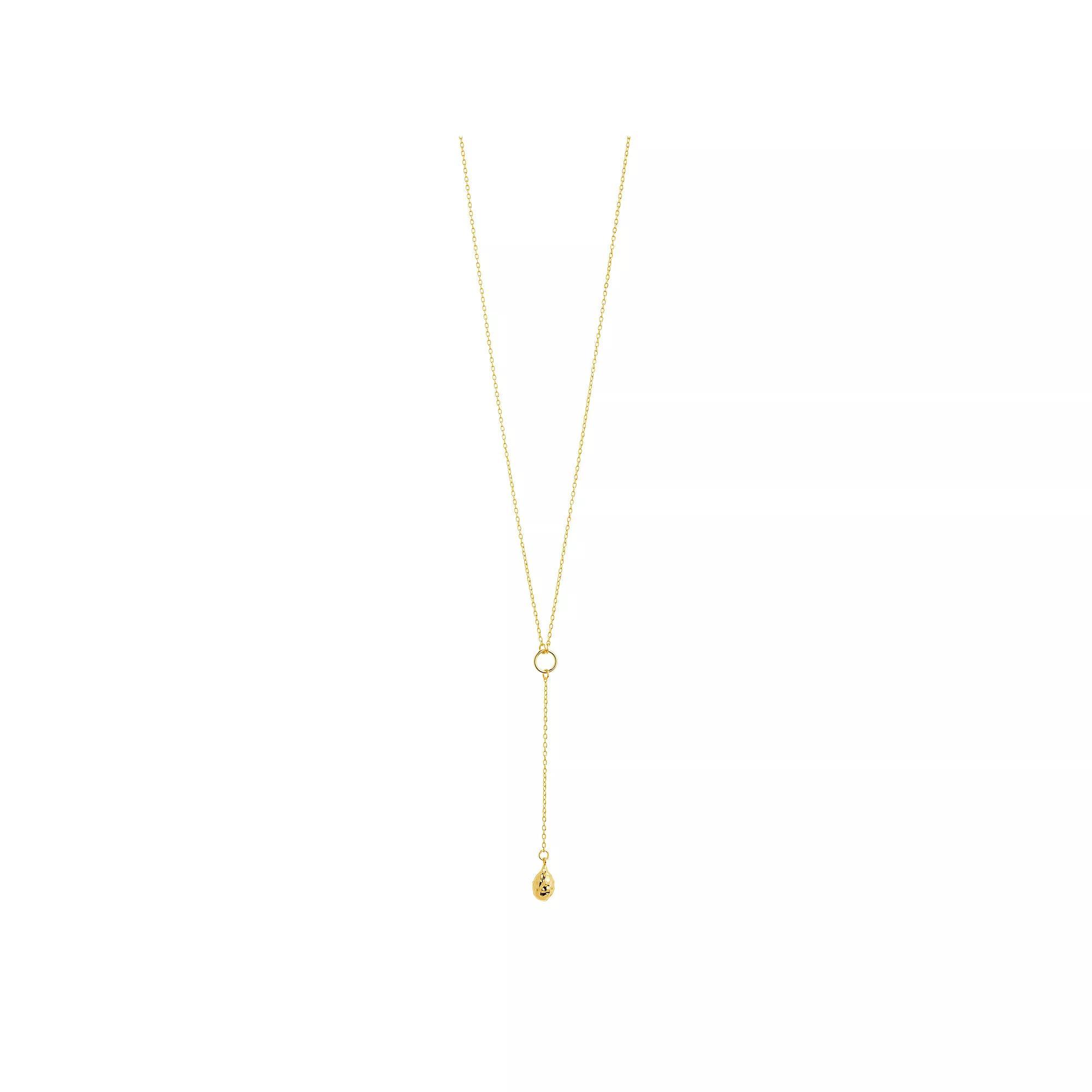 MC Collective Molten Lariat Necklace, Women's, Gold Tone Product Image