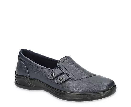 Easy Street Tune Women's Slip-On Comfort Flats, Size: 9.5, Blue Product Image