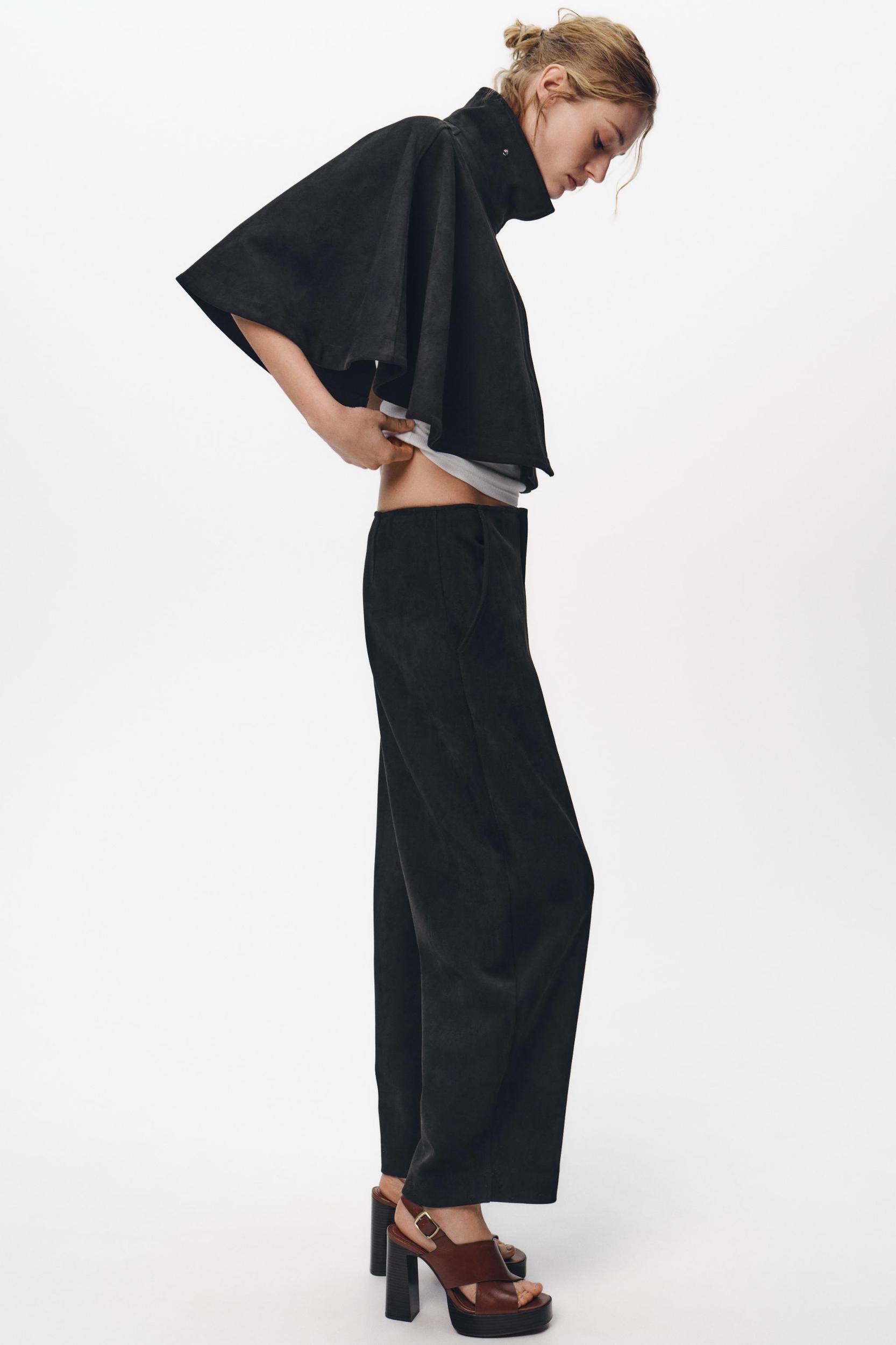 FAUX SUEDE PANTS Product Image
