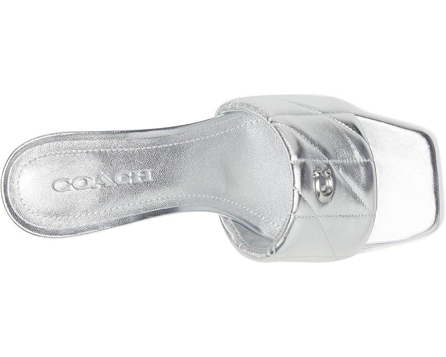 Women's COACH Holly Block Heel Sandals with Quilting Product Image