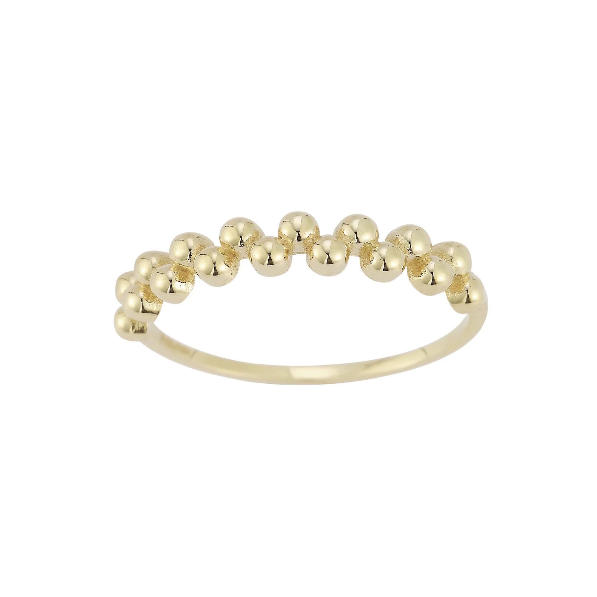 LUMINOR GOLD 14k Gold Multi Ball Ring, Women's, Size: 7, Yellow Product Image