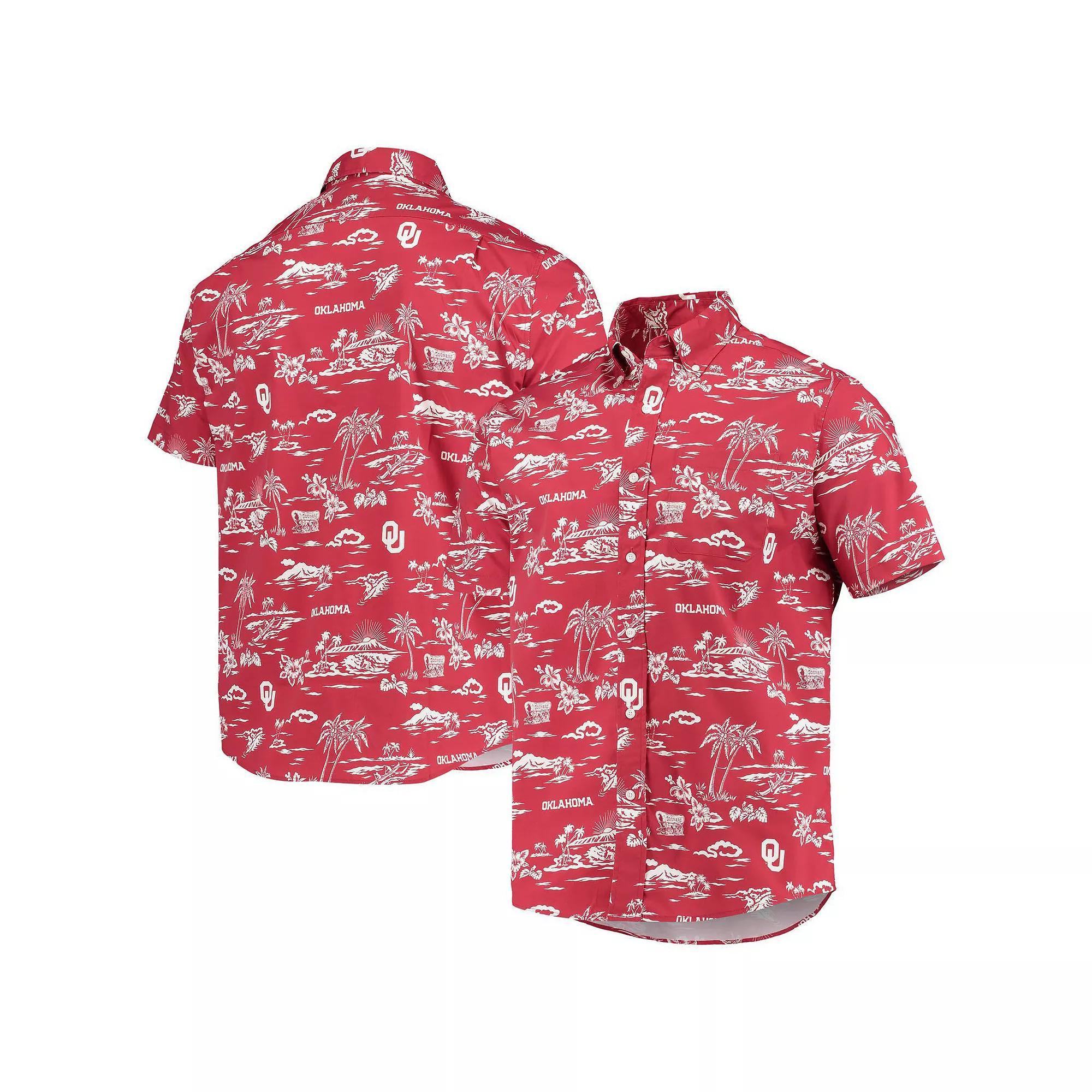 Mens Reyn Spooner Crimson Oklahoma Sooners Classic Button-Down Shirt Product Image