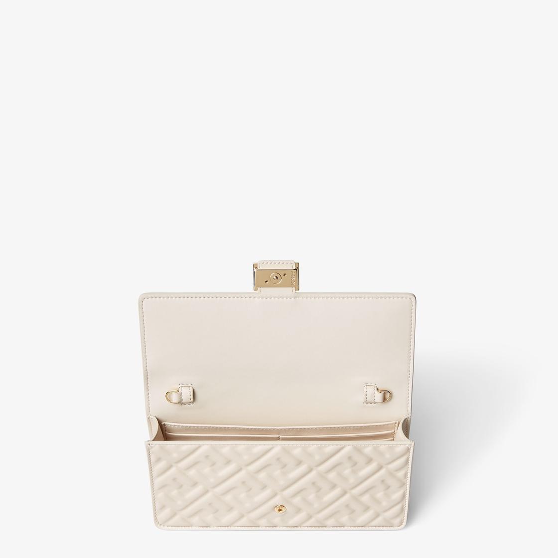Wallet On Chain BaguetteCamelia nappa leather wallet with FF motif Product Image