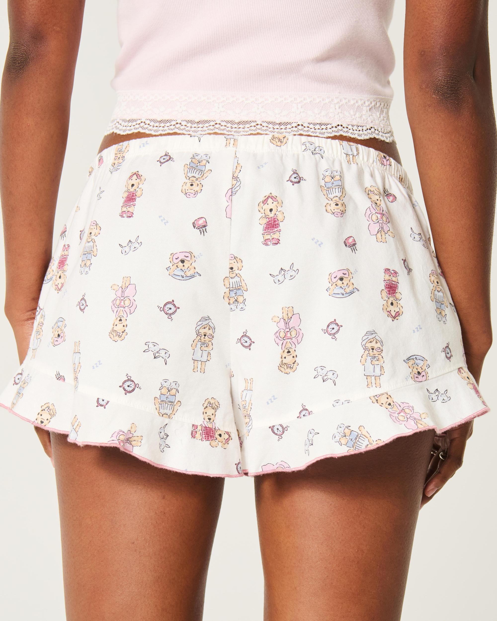 Oxford Ruffle Shorts Product Image