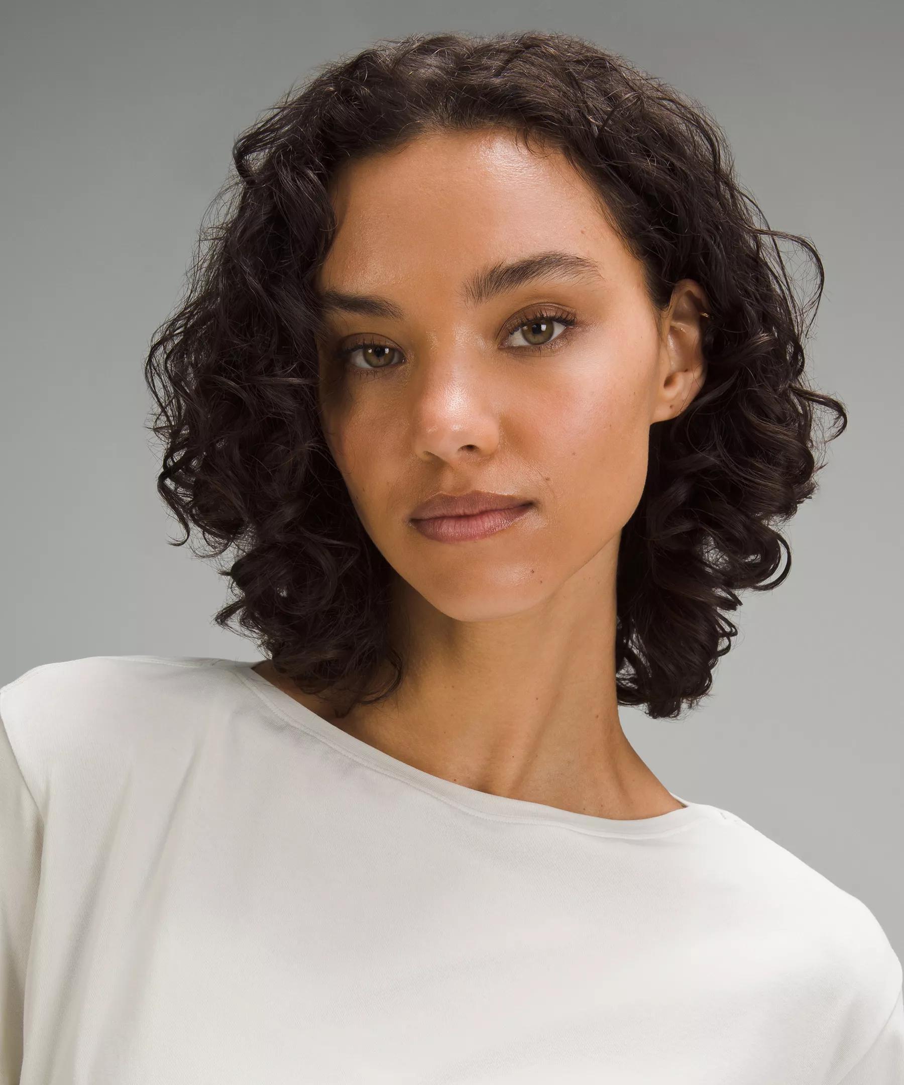 Relaxed-Fit Boatneck T-Shirt Product Image