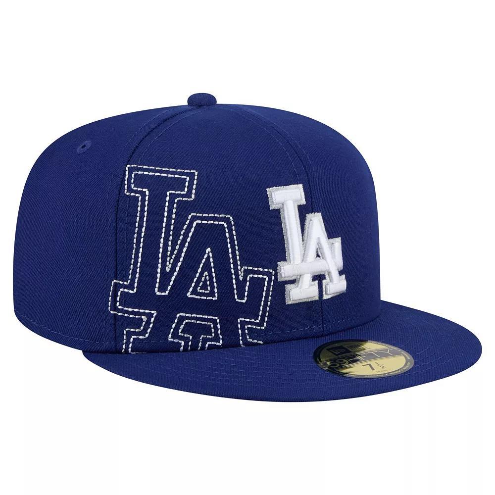 Men's New Era Royal Los Angeles Dodgers Yarn Stitch 59FIFTY Fitted Hat, Size: 7 1/4, Blue Product Image