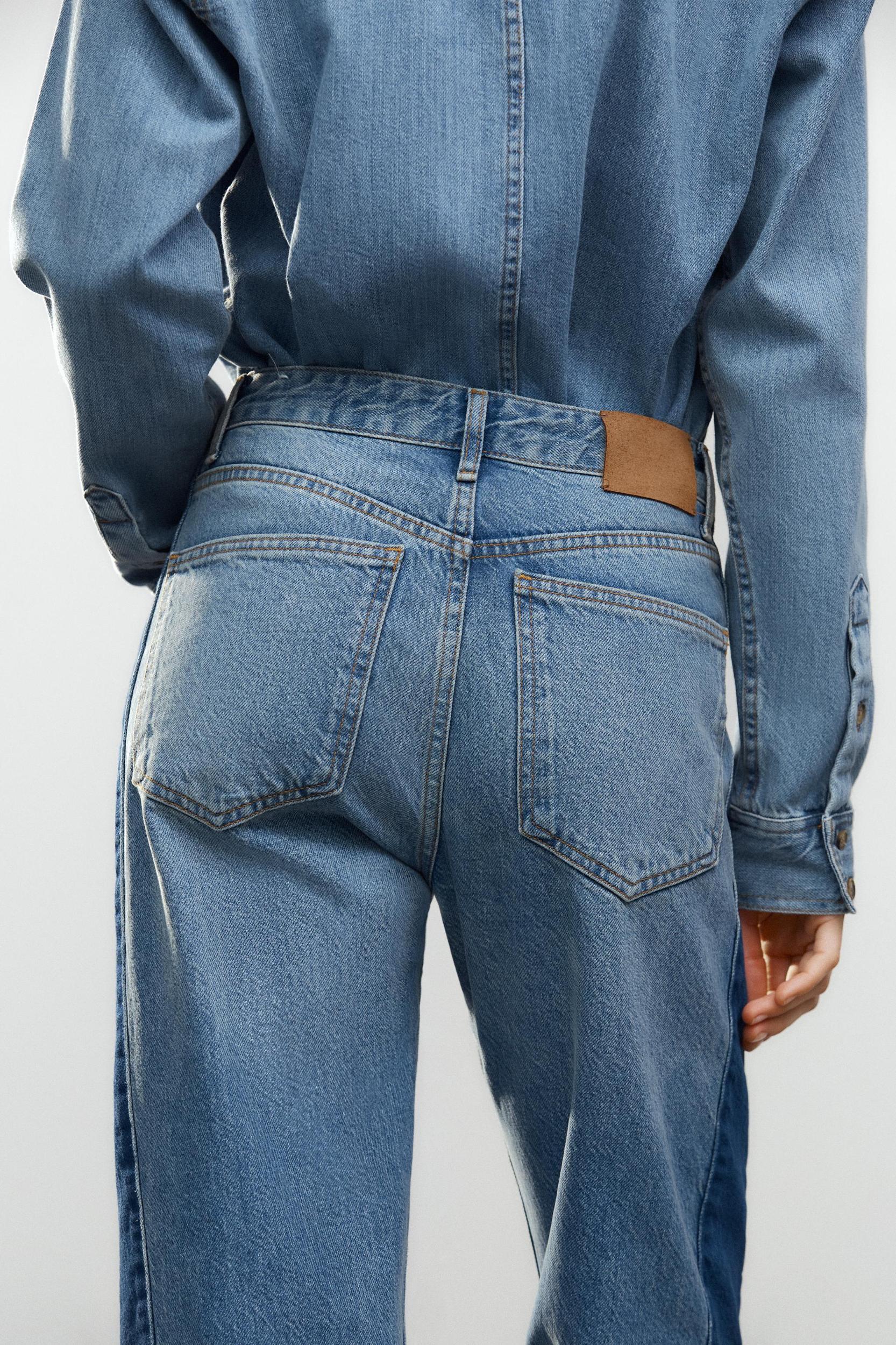 STRAIGHT CUT MID RISE JEANS ZW COLLECTION Product Image
