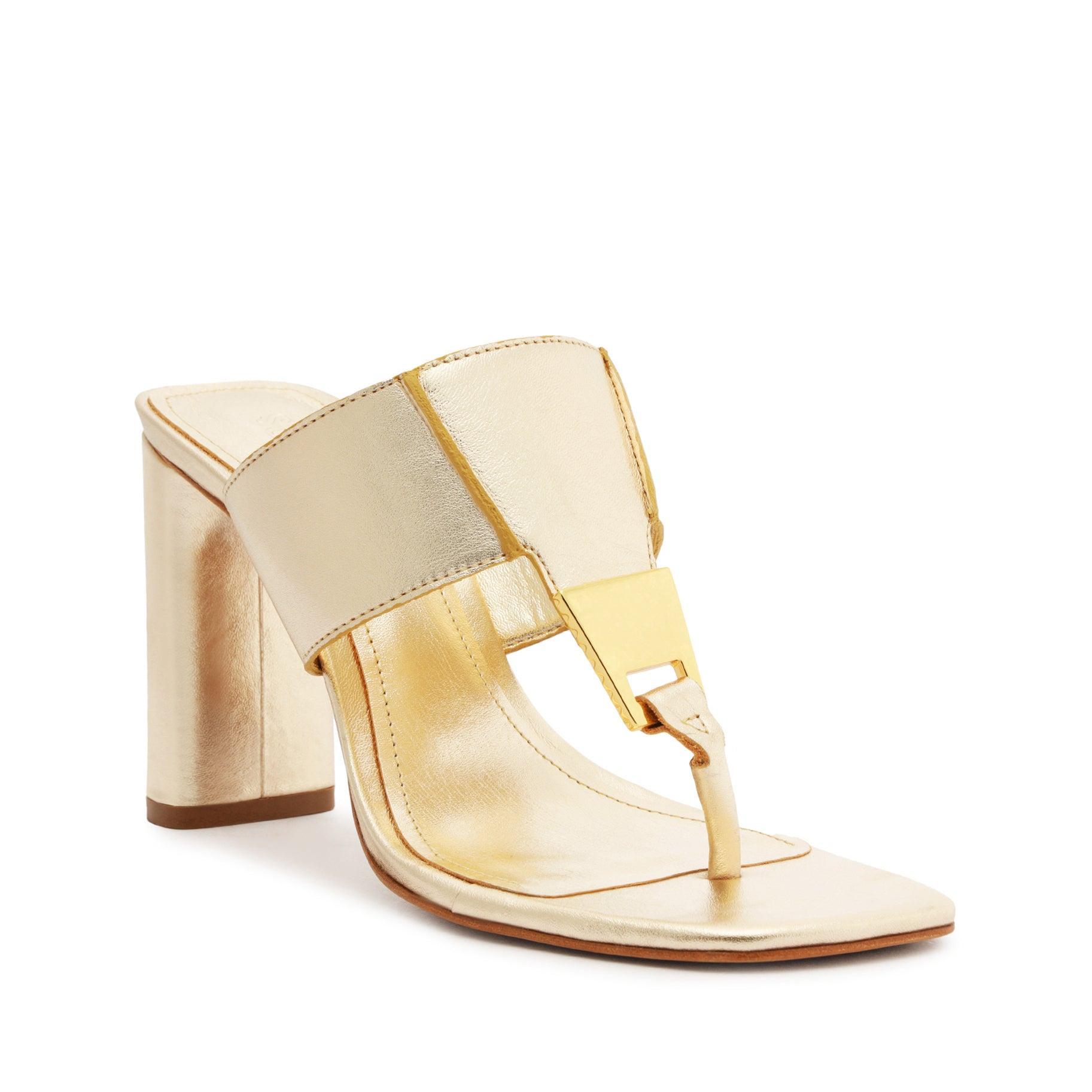Salma Metallic Leather Sandal Product Image