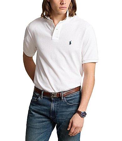 Polo Ralph Lauren Classic Fit Solid Cotton Mesh Polo Shirt Product Image