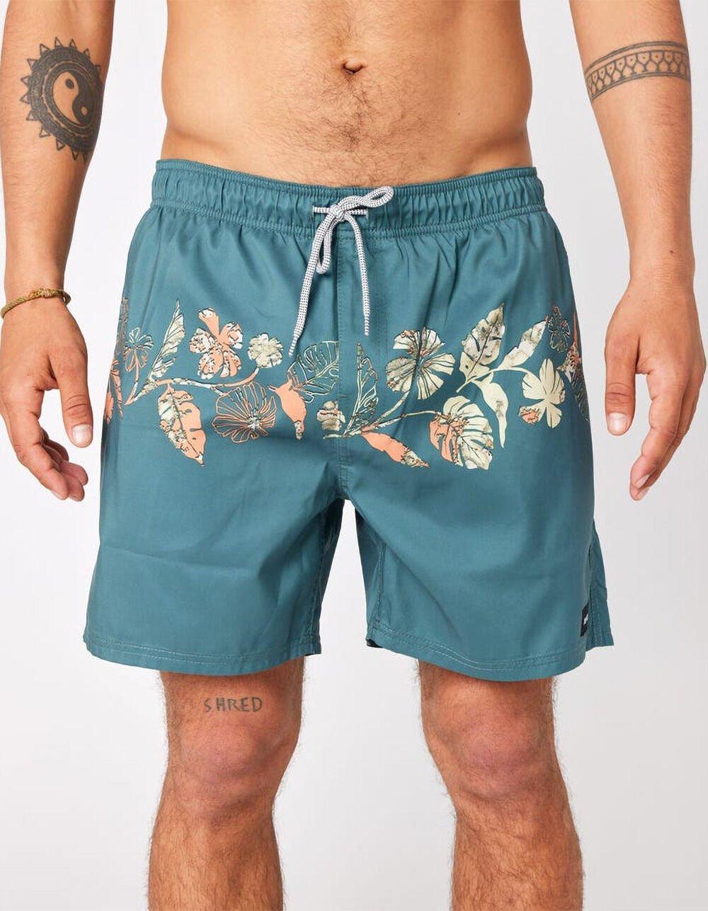 RIP CURL Framed Men 16'' Volley Boardshorts - BLUE Product Image