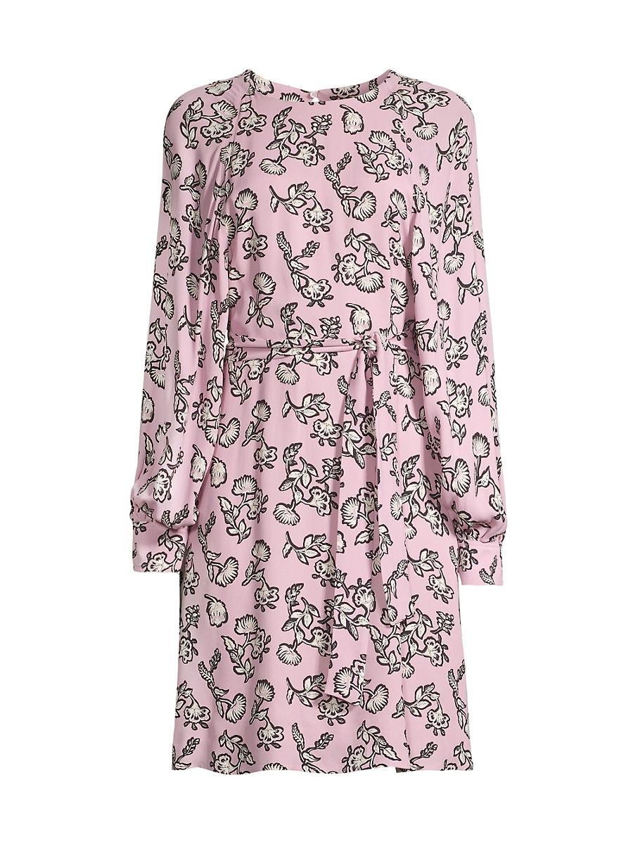 Womens Lola Filigree Tie-Waist Dress Product Image