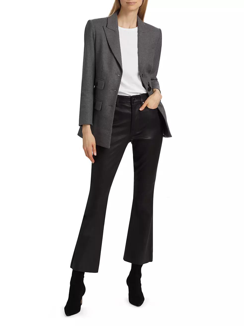 Carson Faux Leather High-Rise Pants Product Image