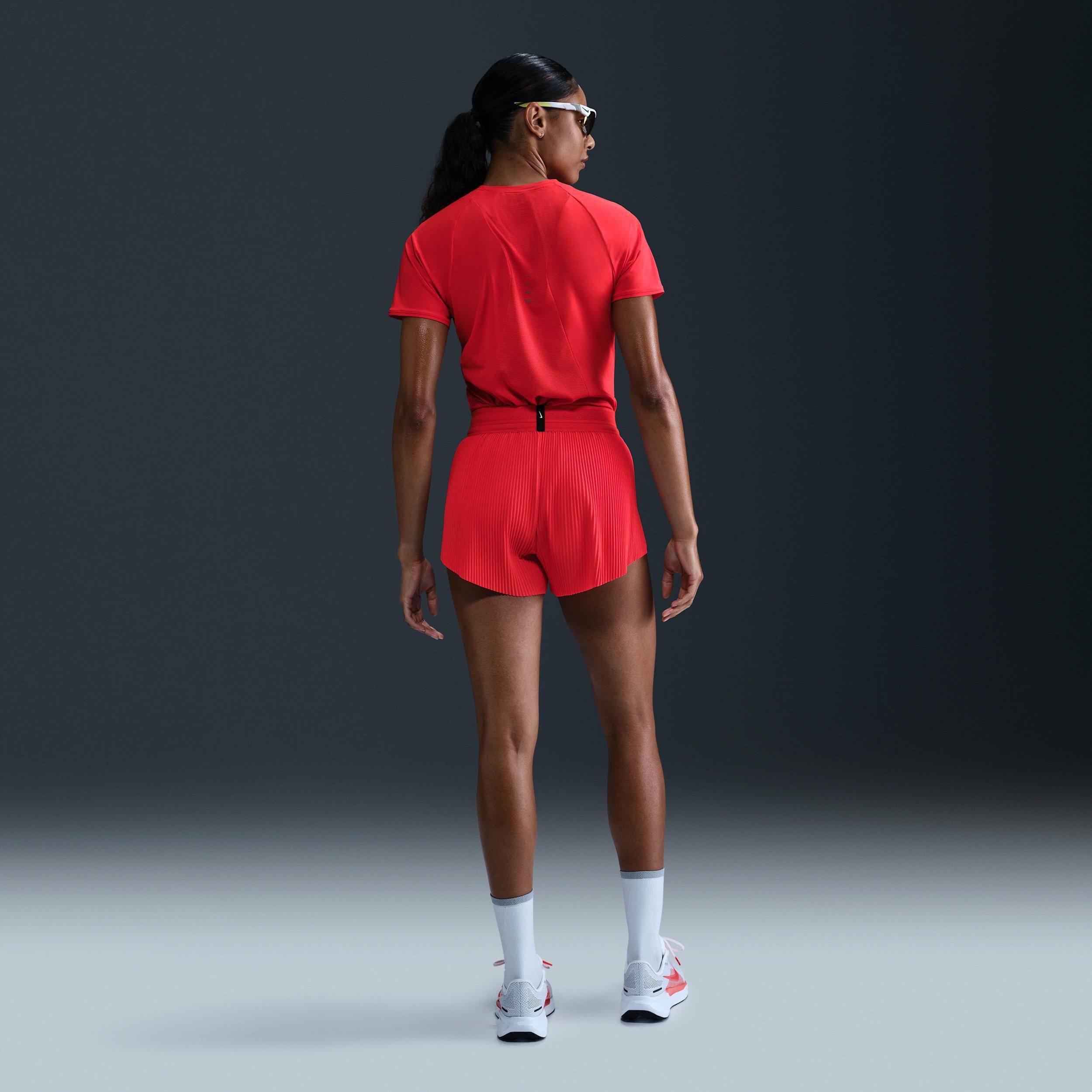 Nike Women's AeroSwift Dri-FIT ADV Mid-Rise Brief-Lined 3" Running Shorts Product Image