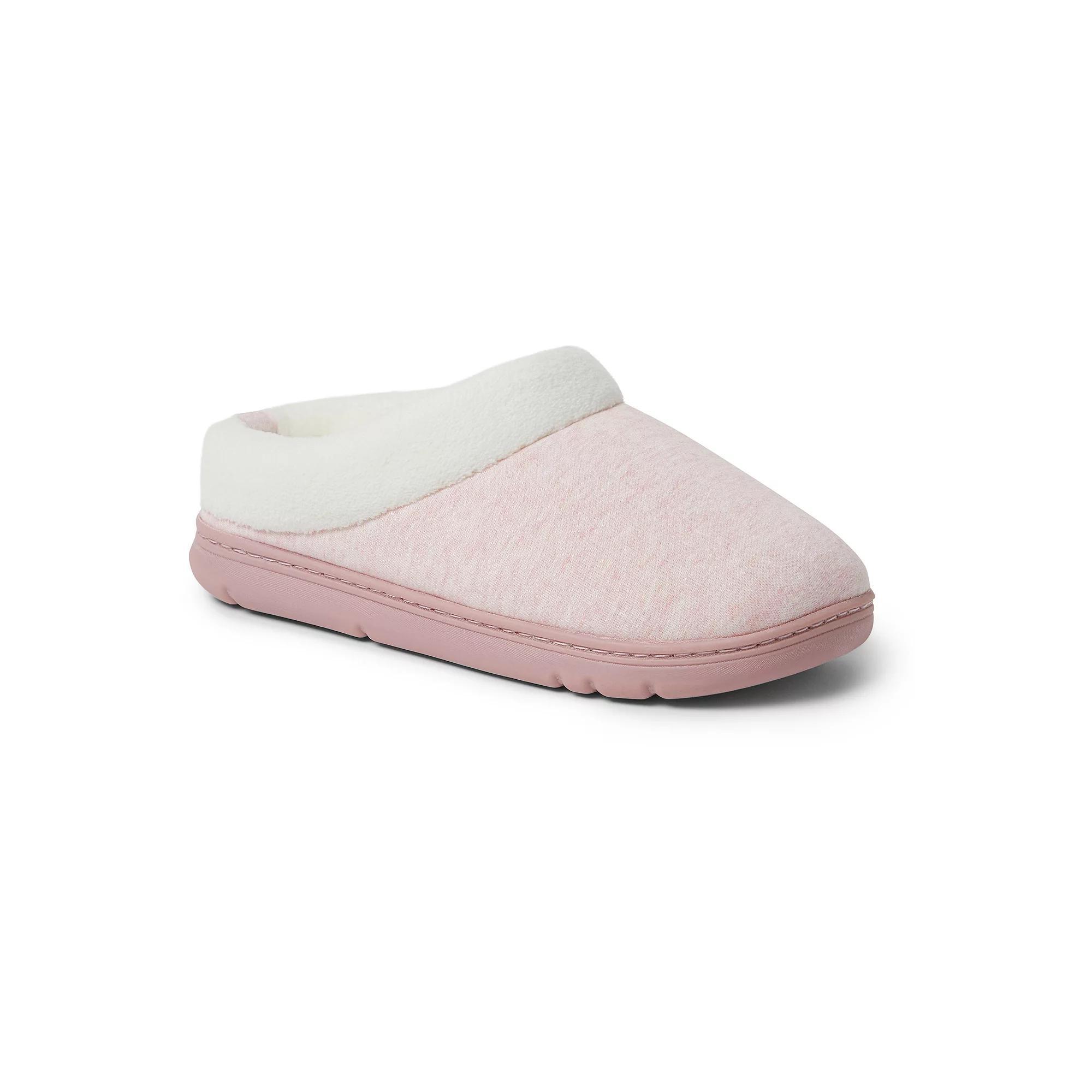 Dearfoams Olive Sweatshirt Women's Clog Slippers, Size: XL, Pale Pink Product Image