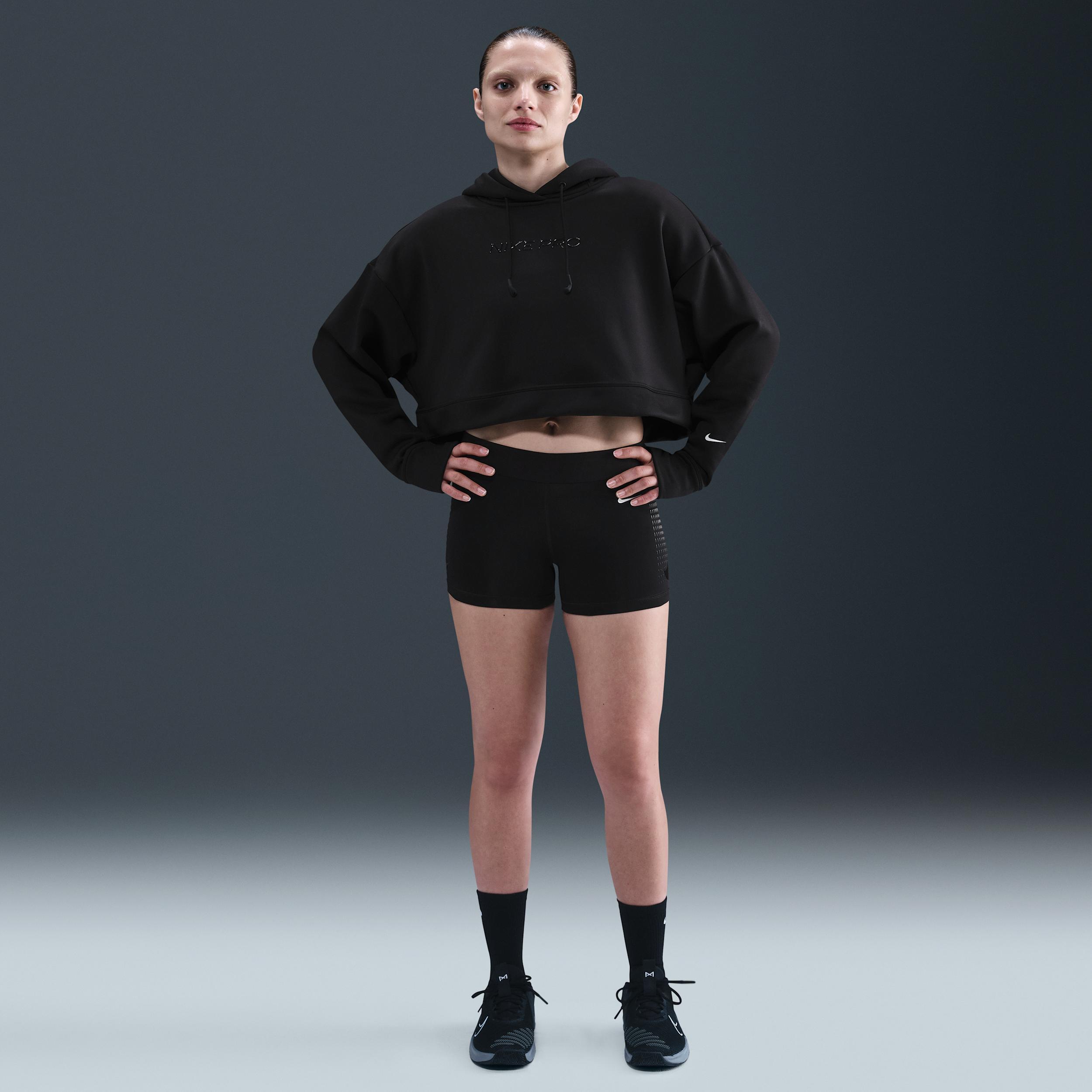 Women's Nike Pro Therma-FIT Fleece Hoodie Product Image