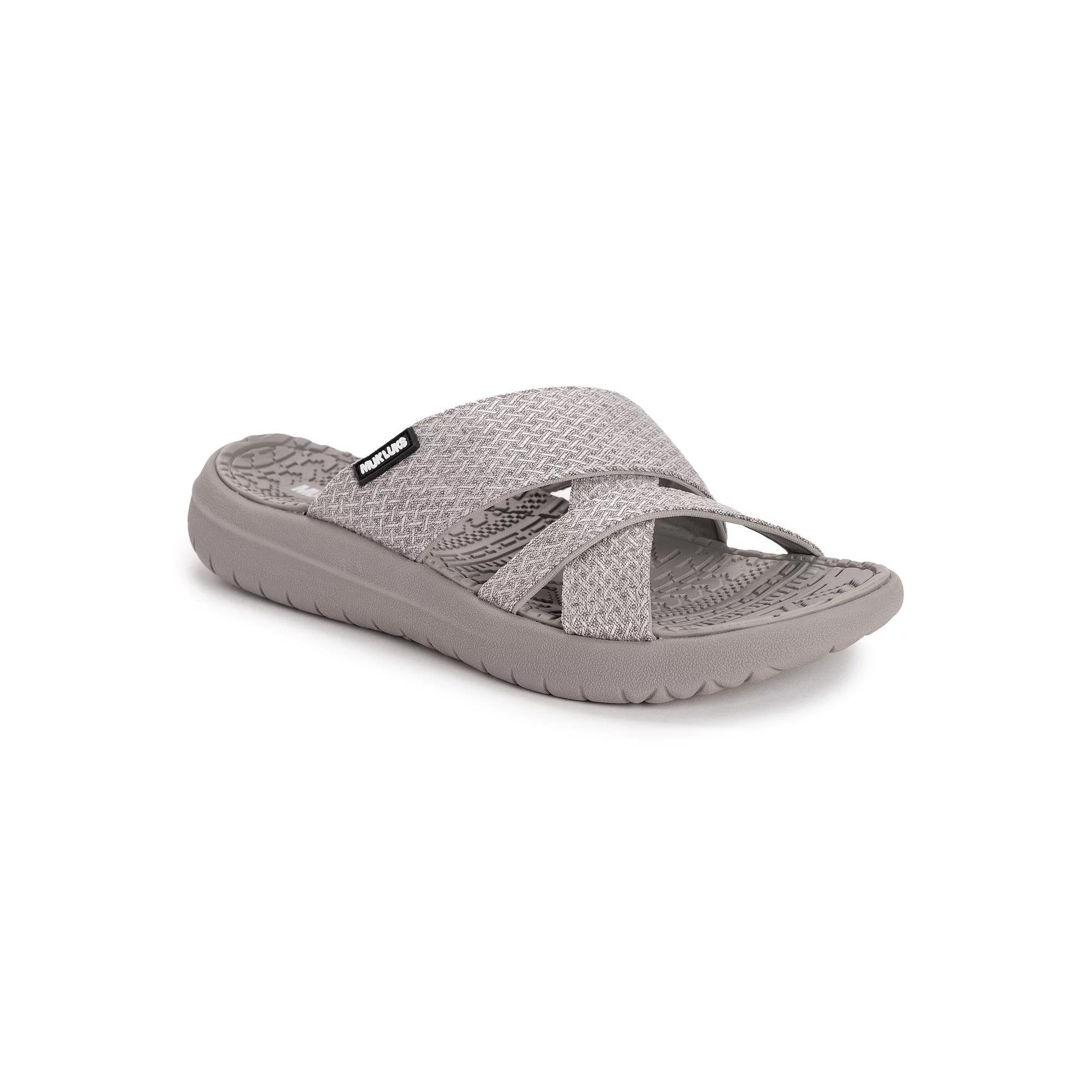MUK LUKS Sassy Womens Cross-Over Slide Sandals Product Image