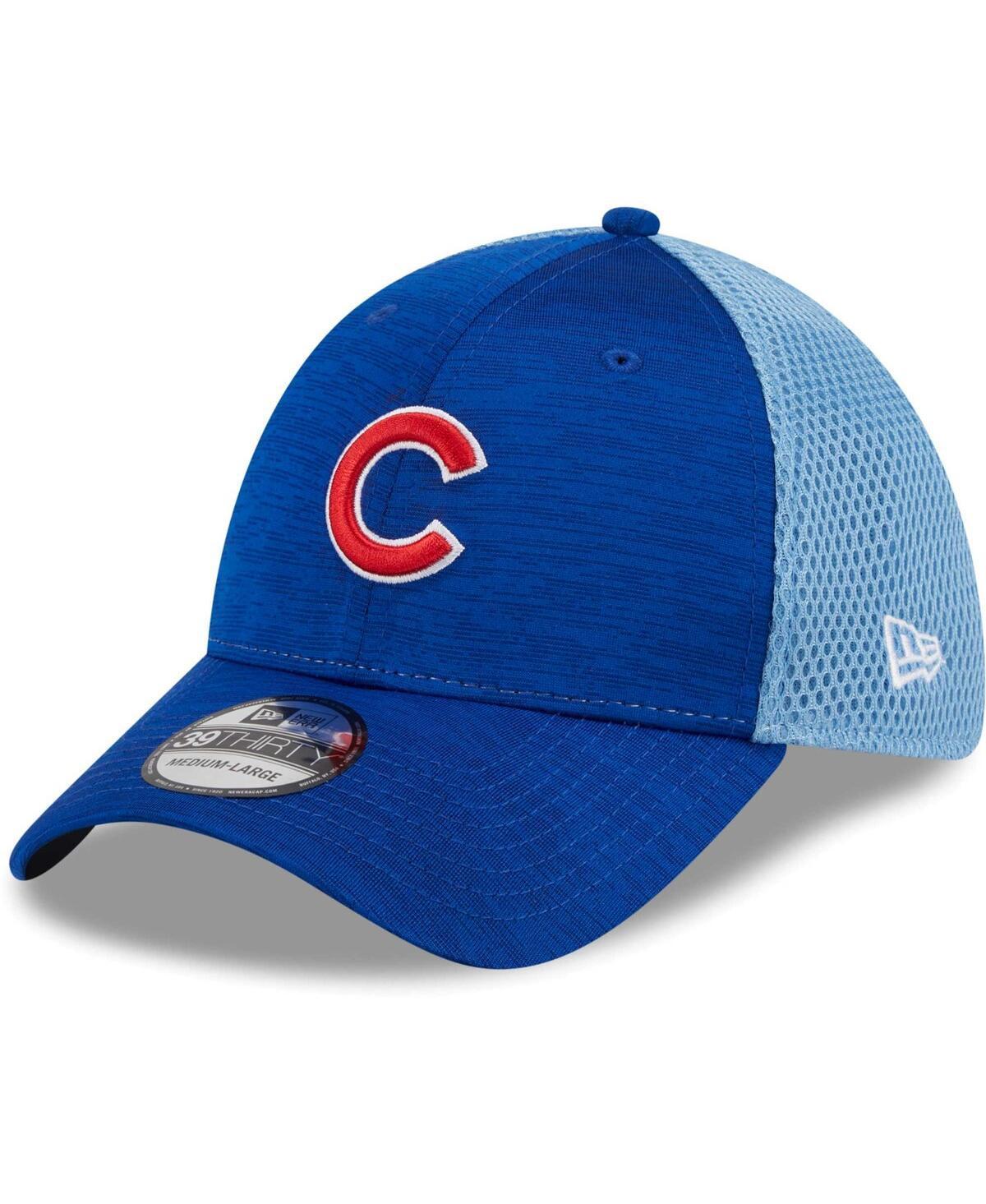 Men's New Era Royal Chicago Cubs Neo 39THIRTY Flex Hat, Size: Large/XL, Blue Product Image