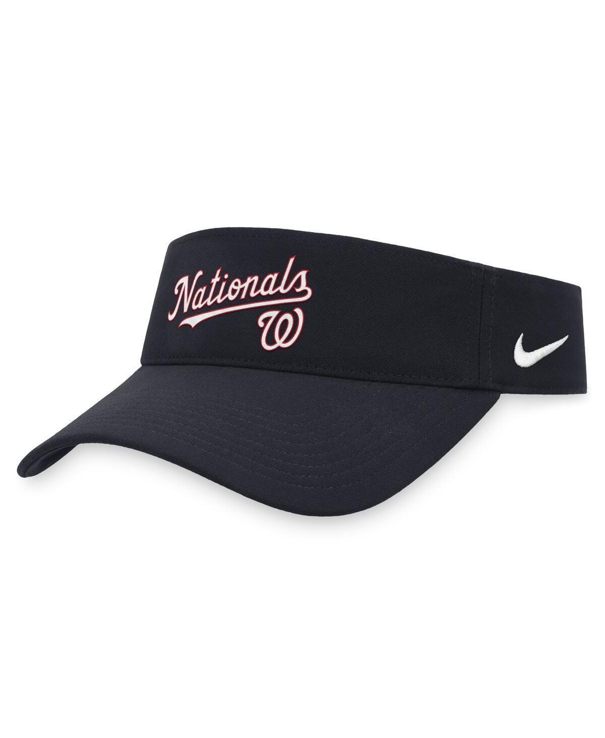 Men's Nike Black Miami Marlins Wordmark Performance Adjustable Visor Product Image