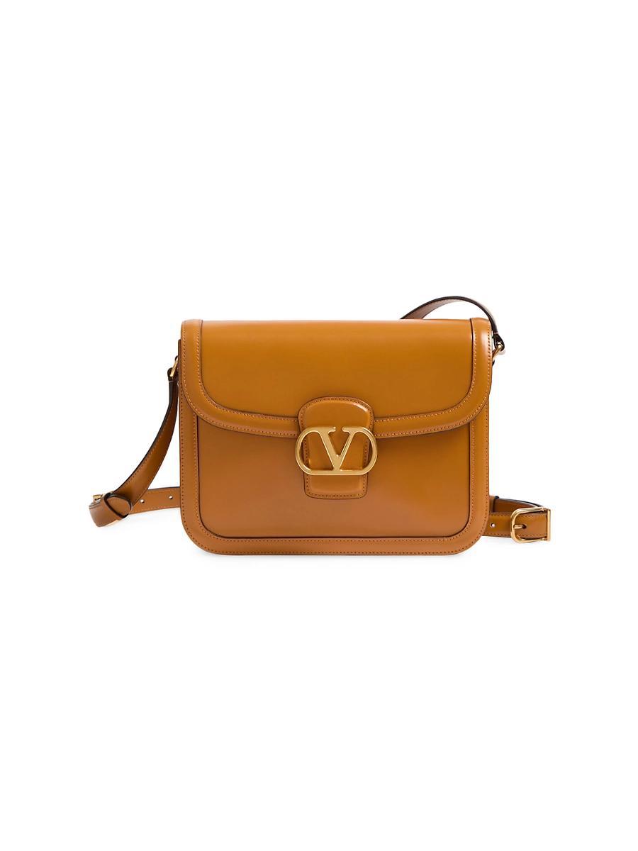 Womens 9 to 5 Smooth Calfskin Shoulder Bag Product Image