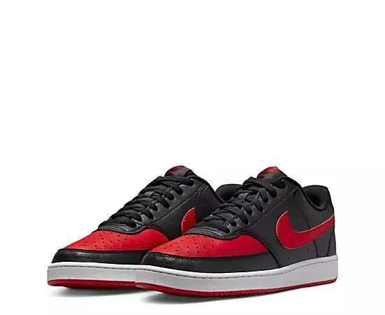 Nike Court Vision Men's Shoes, Size: 11.5, University Red White Product Image