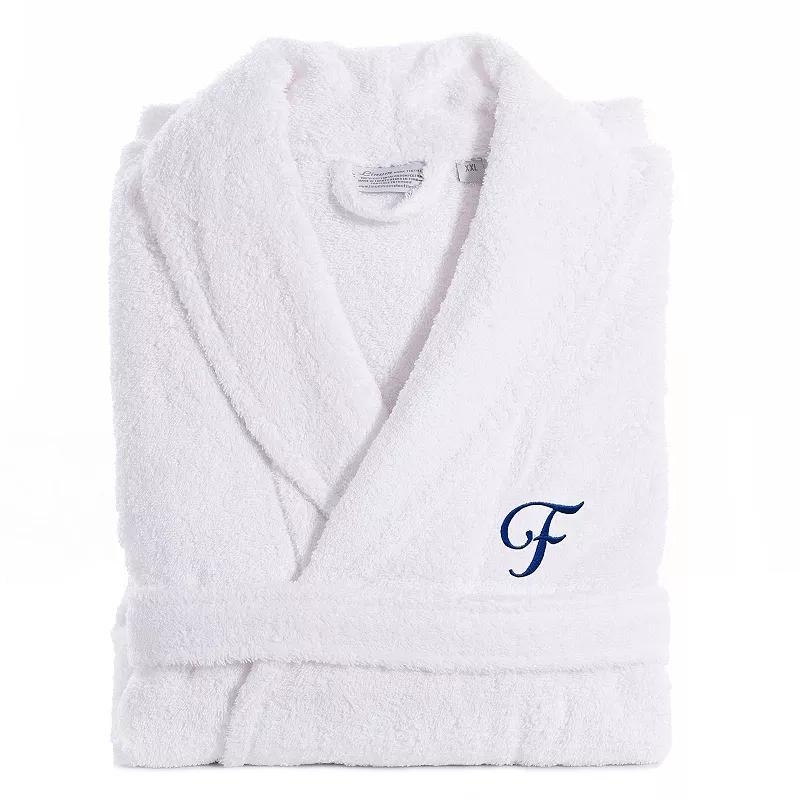 Linum Home Textiles Turkish Cotton Personalized Unisex Tie Front Terry Bathrobe, Mens Product Image