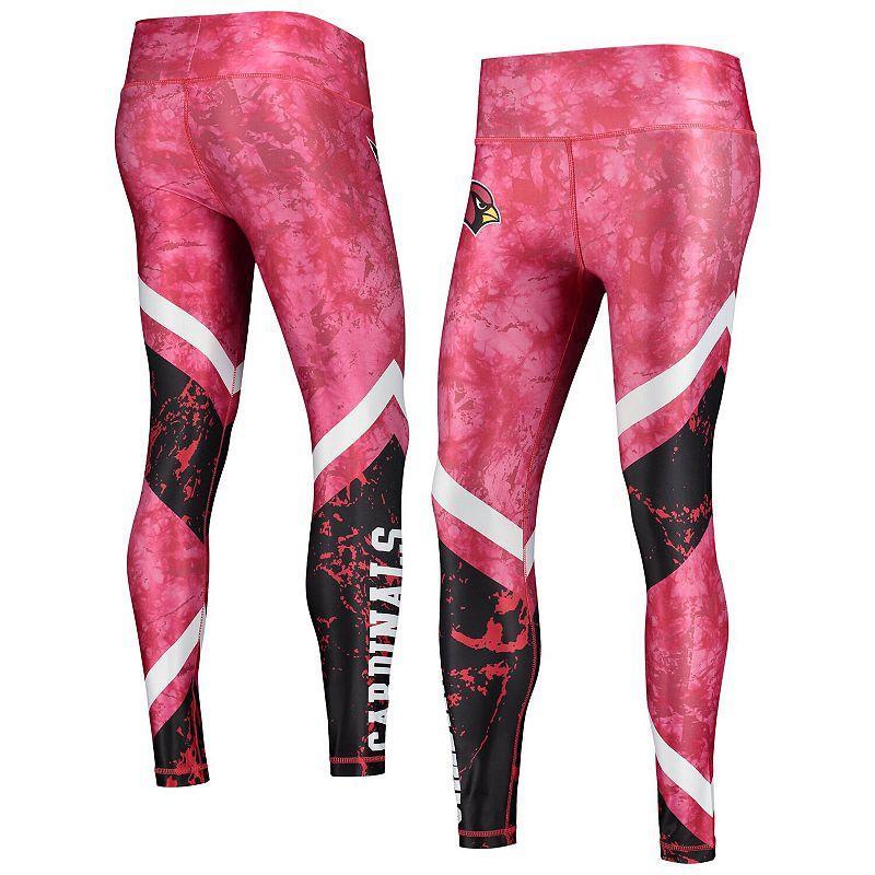 Womens Concepts Sport Cardinal/Black Arizona Cardinals Dormer Knit Sublimated Leggings Product Image