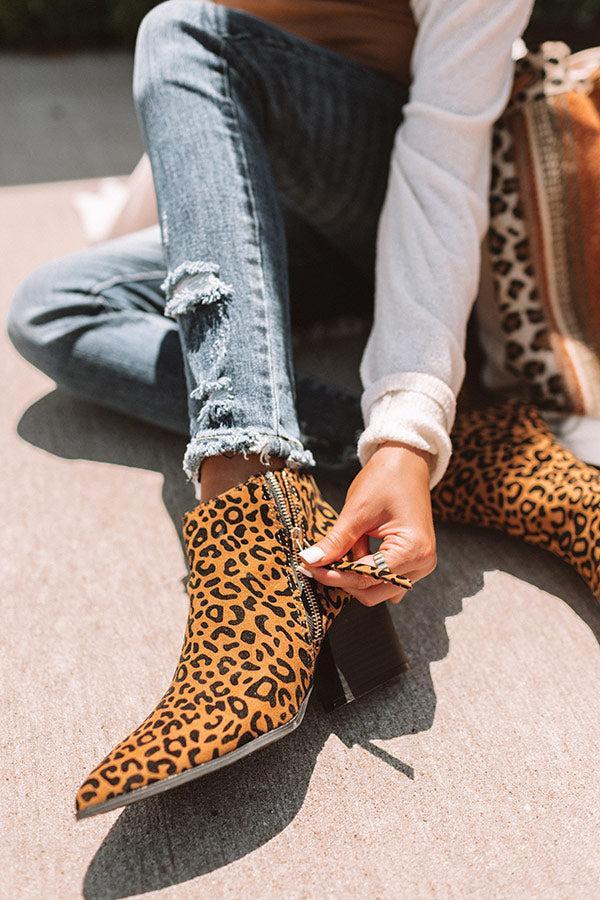The Cassandra Leopard Bootie Product Image