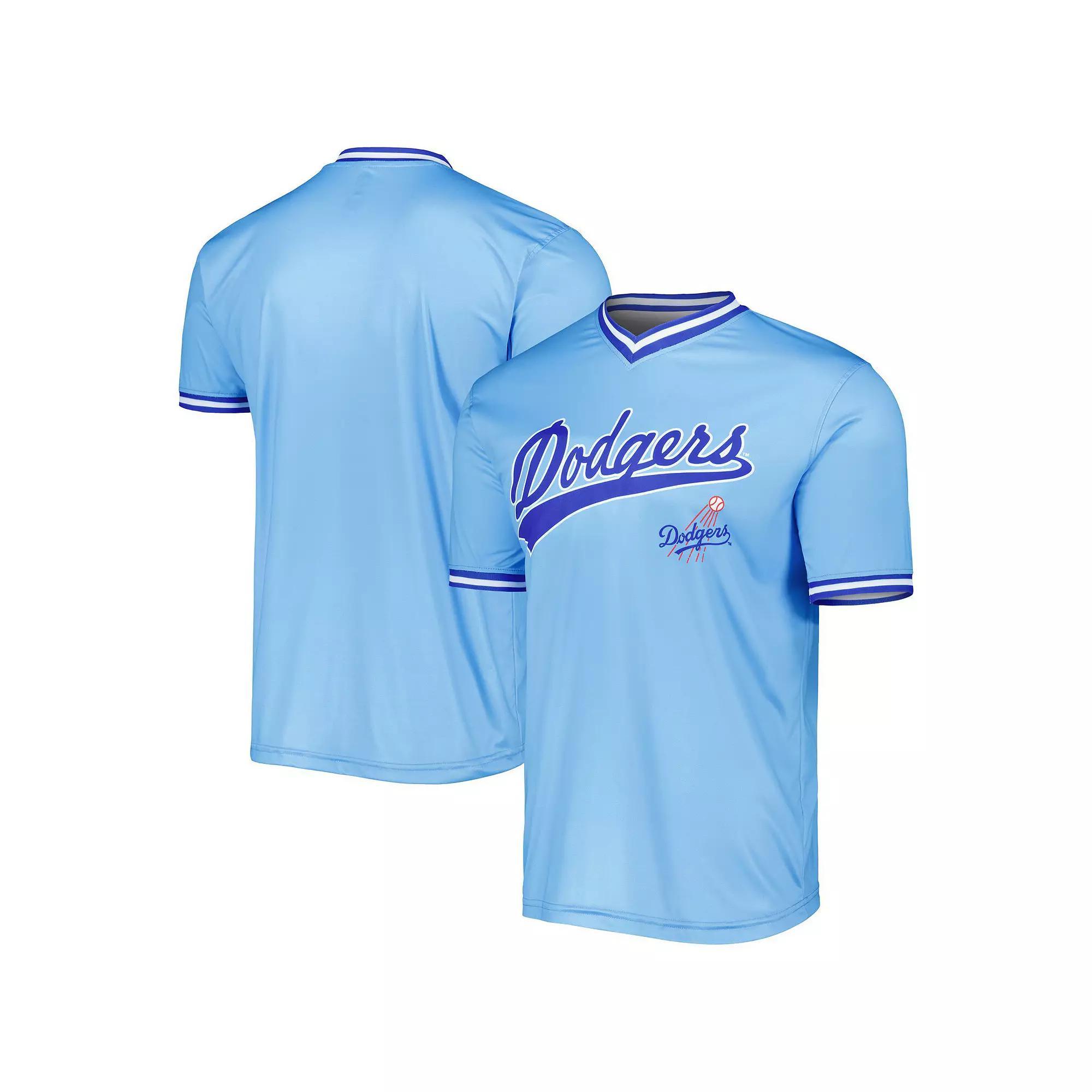 Men's Stitches Light Blue Los Angeles Dodgers Cooperstown Collection Team Jersey, Size: Large Product Image
