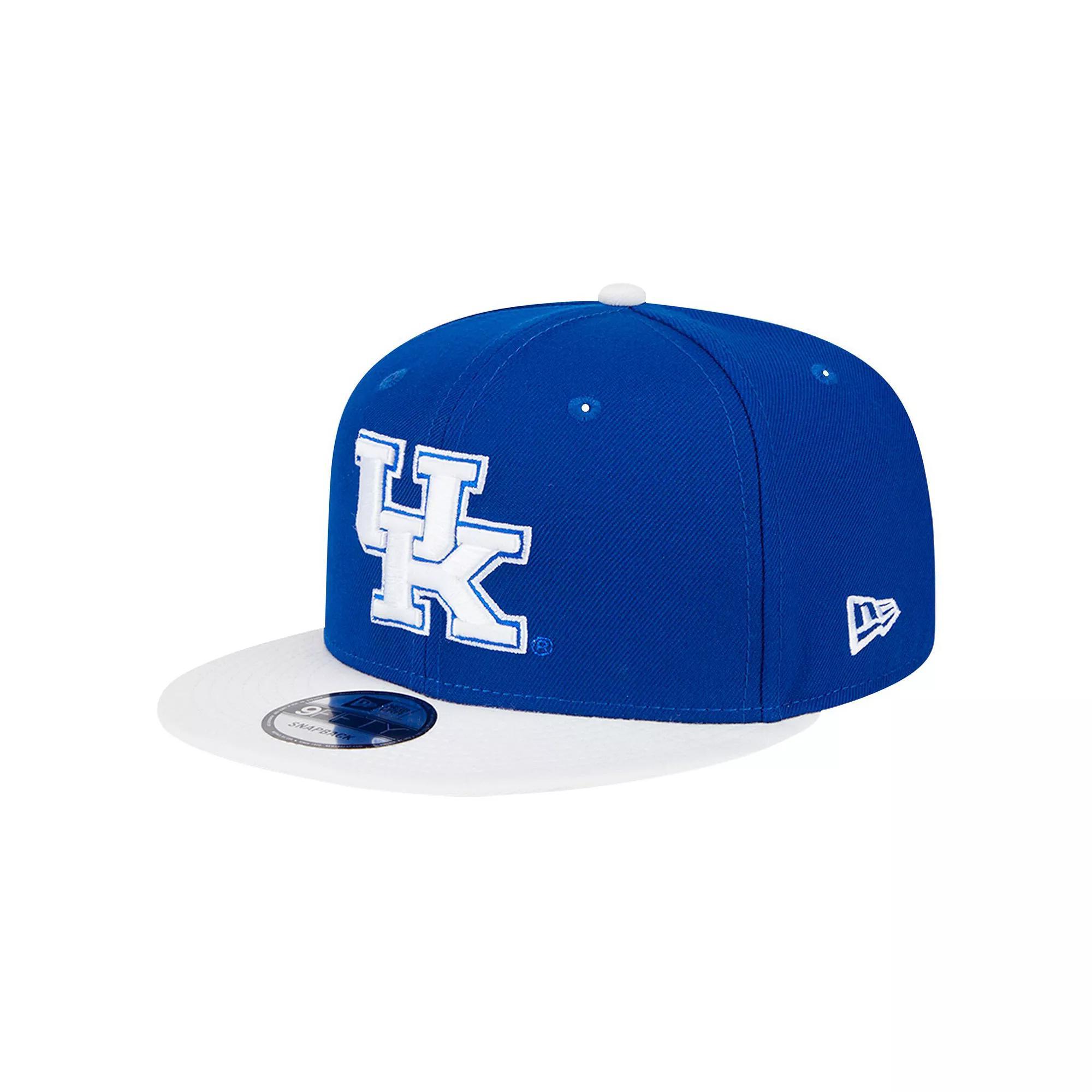 Men's New Era Royal/White Kentucky Wildcats Two-Tone 9FIFTY Snapback Hat, Blue Product Image