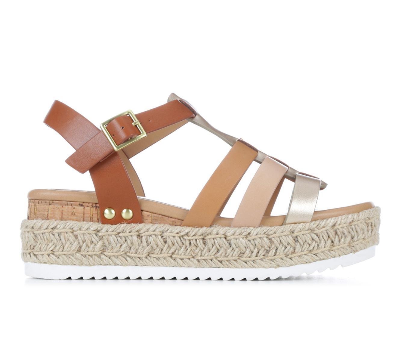 Women's Soda Trader Espadrille Wedge Sandals Product Image