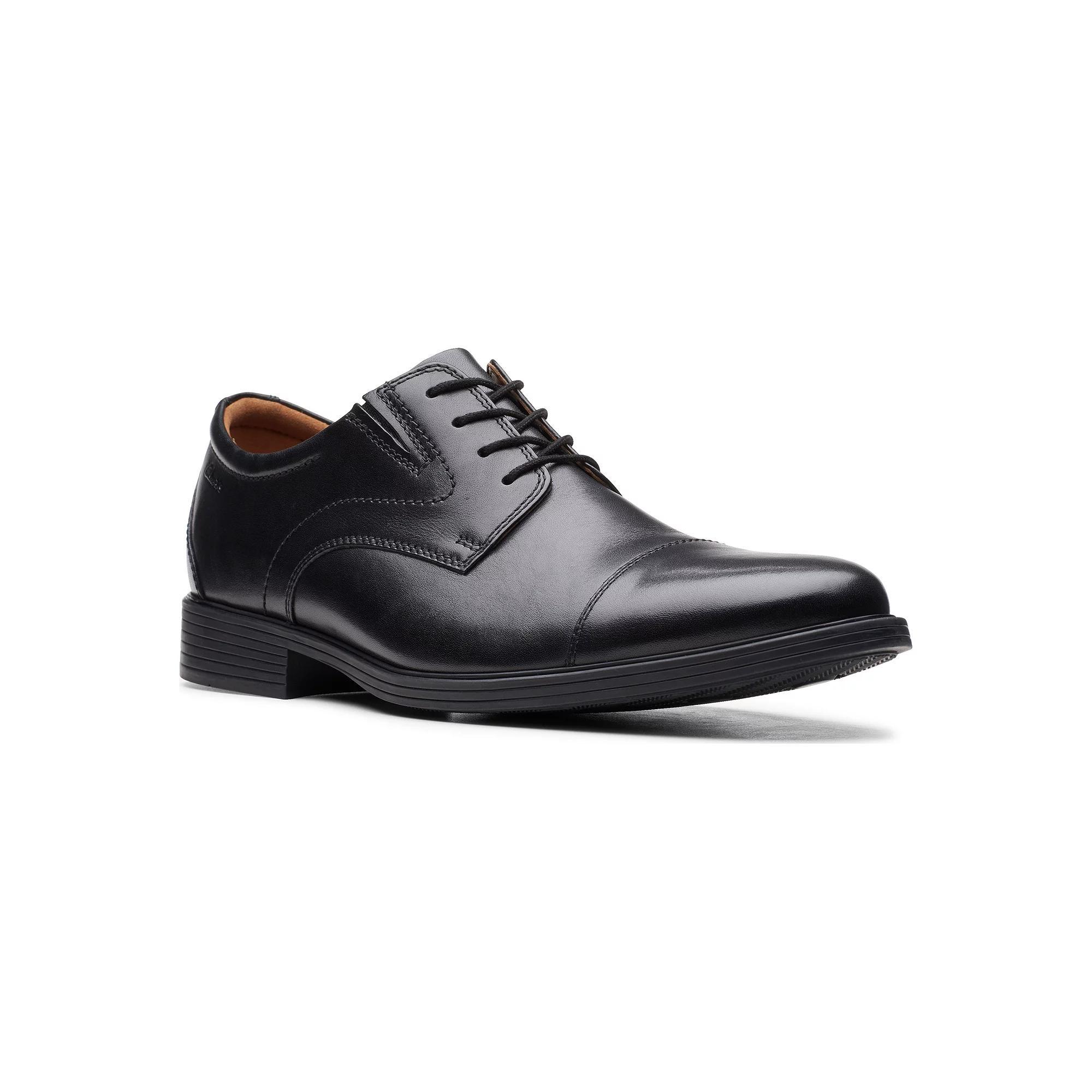 Clarks Whiddon Cap Mens Leather Dress Shoes Product Image